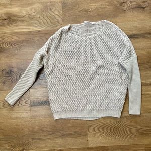 RD Style cream sweater - size small